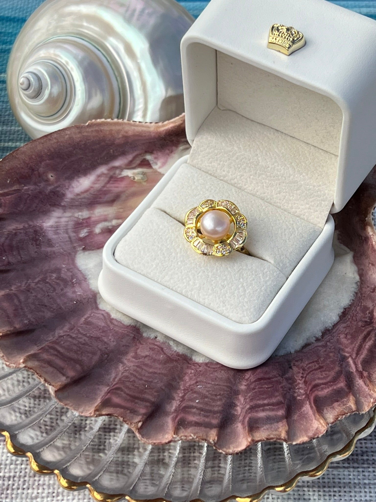 Ophelia's Pearl - Pink Pearl Ring