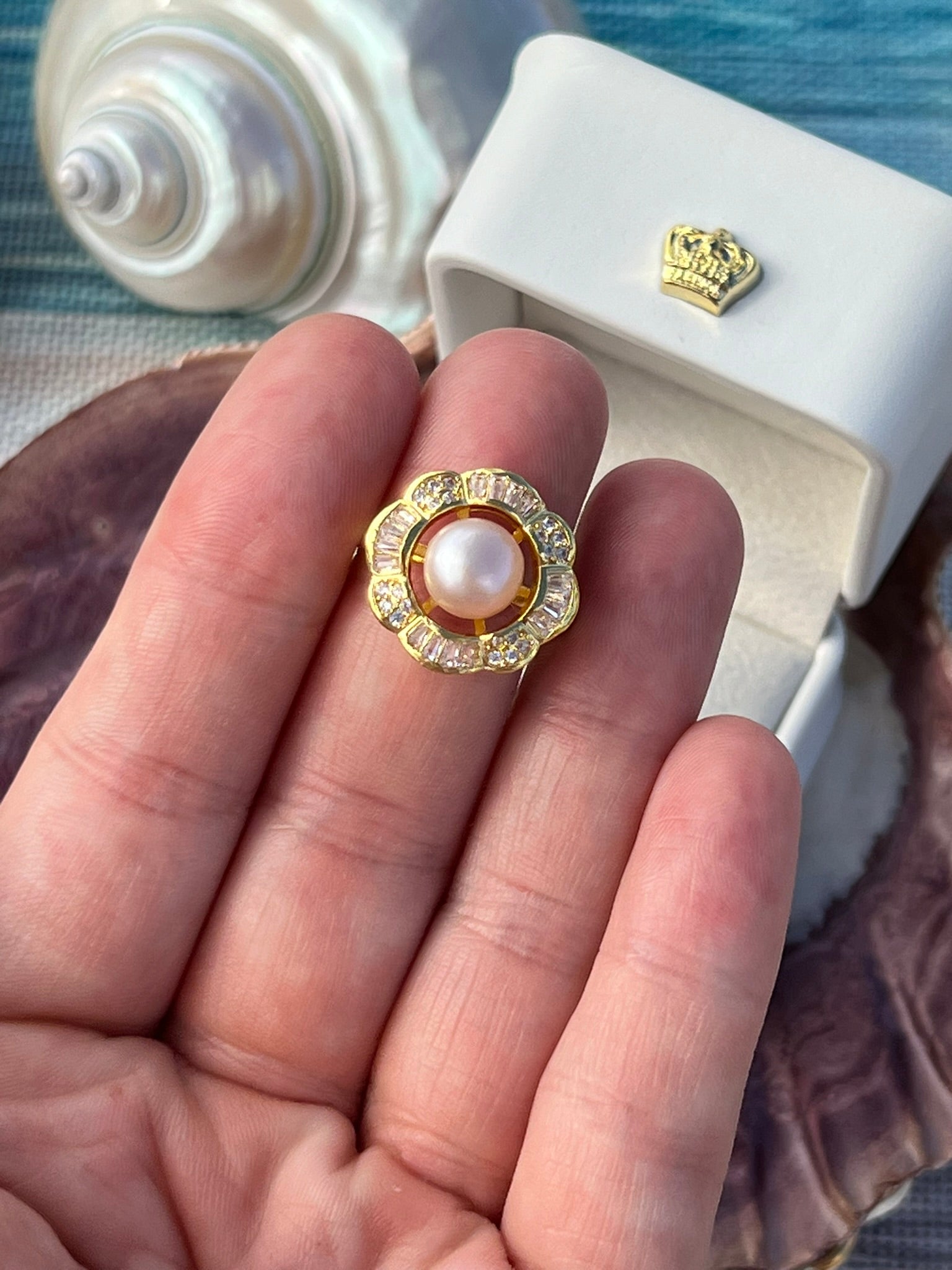 Ophelia's Pearl - Pink Pearl Ring