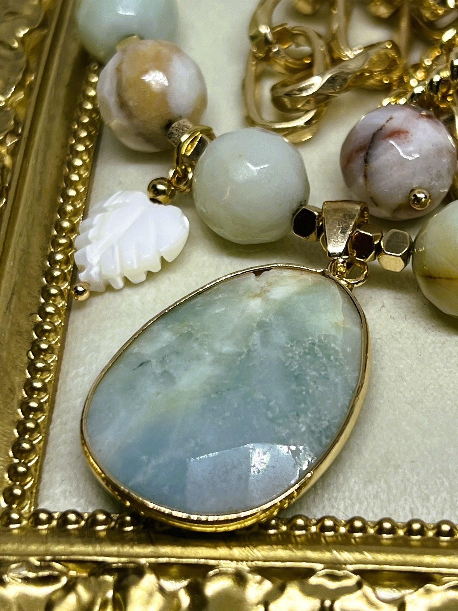 OOAK - Amazonite Queen Gemstone Necklace